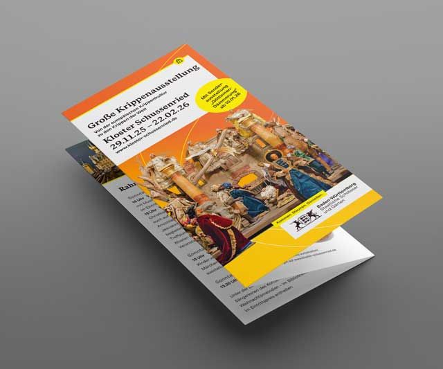 Abbildung Flyer zur aktuellen Ausstellung